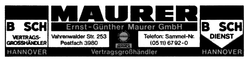 Ernst Günther Maurer GmbH Fachbereich Hydraulik wurde in Maurer Servicetechnik GmbH überführt. Maurer Servicetechnik GmbH ist seit 2006 Mitglied der Ruppel Group.